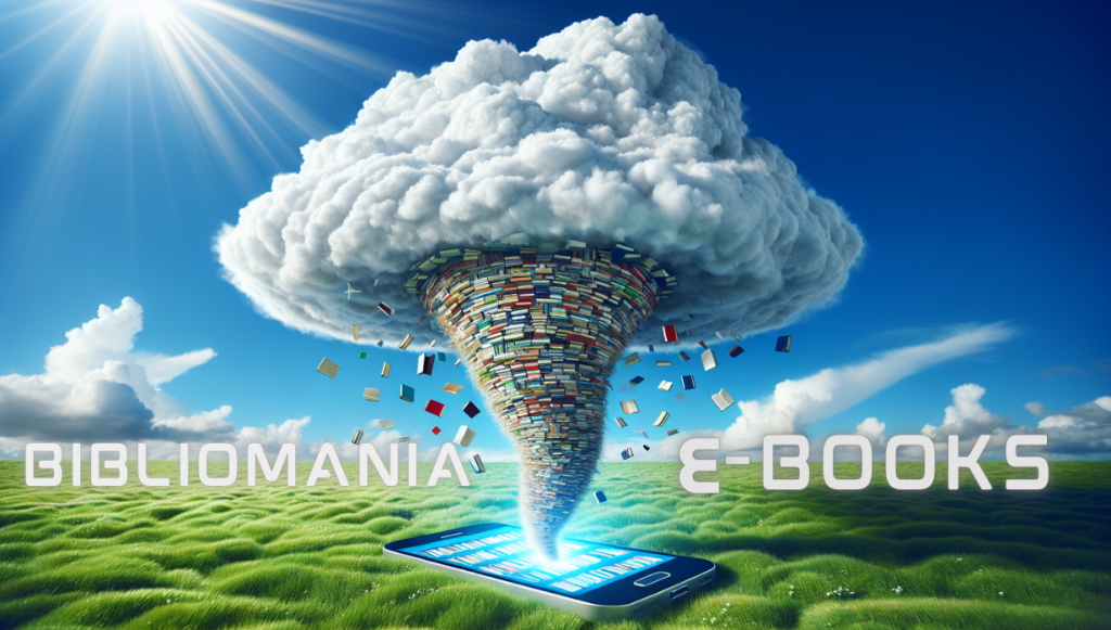 Wayne A. Cargill ~ Client Scout graphic design of e-Entertainment Bibliomania e-Books: Reading Into The Future
